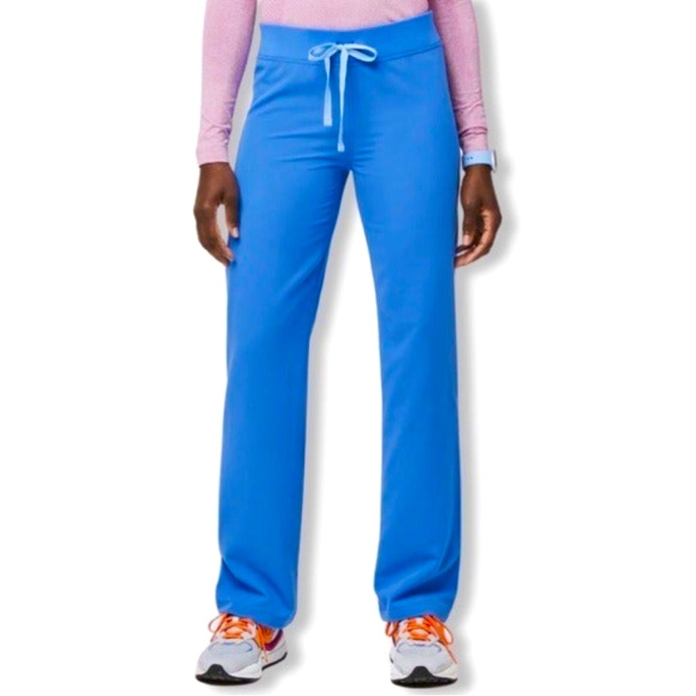 FIGS Livingston Pants Med. Petite Capri Blue